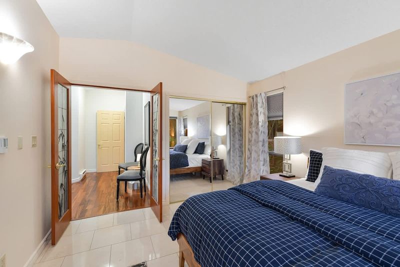 Extensive closet space