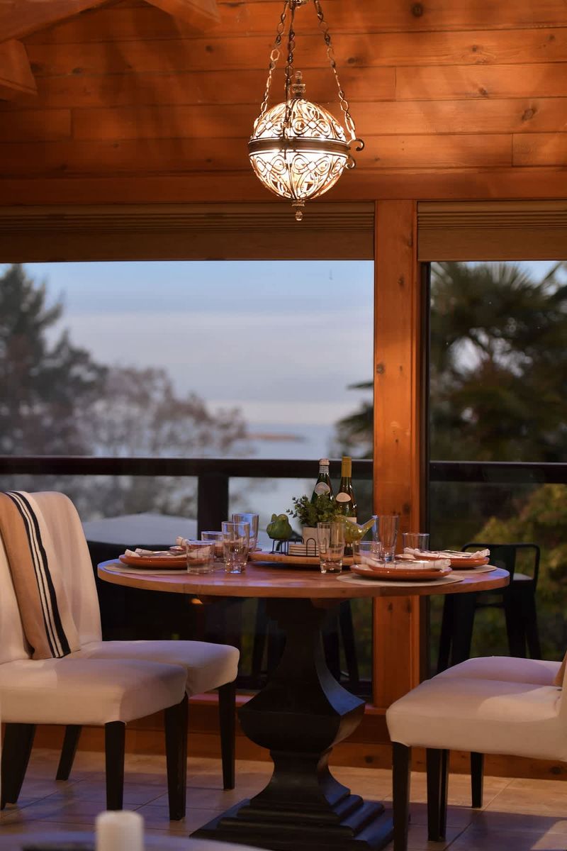 Views from dining area