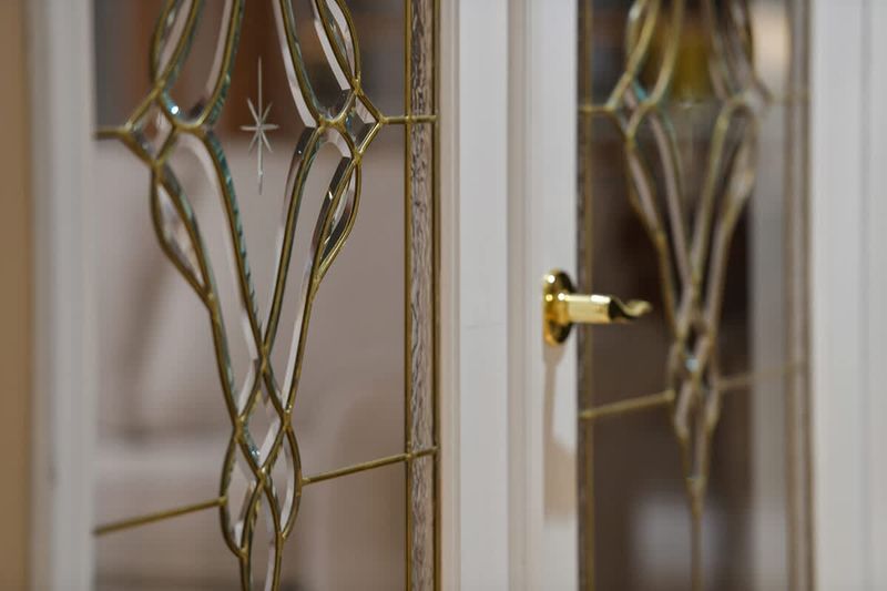 Leaded  Glass Doors