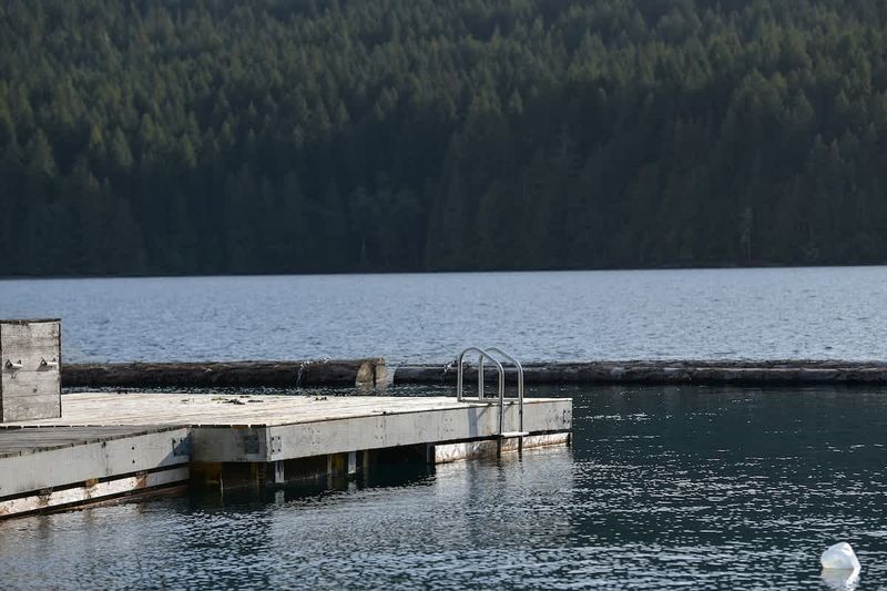 Lakeside private dock.