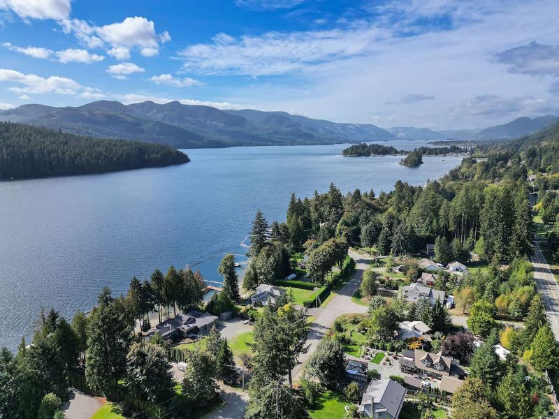 Aerial view of the property. 