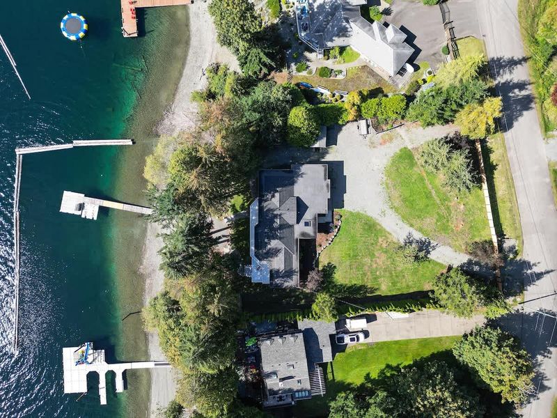 Aerial view of the property. 