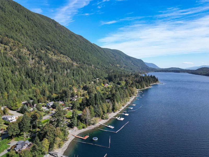 Aerial view of the property. 