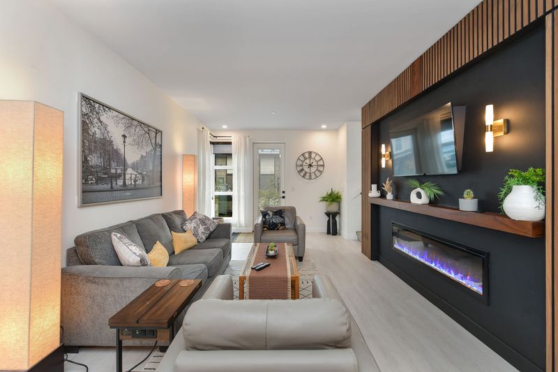 Living room, Looking towards the back door