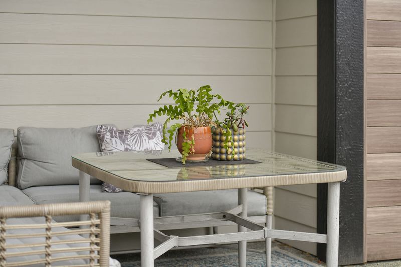 Patio seating area