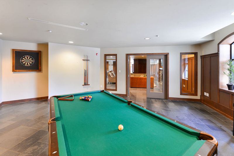 Common area games room for building residents.