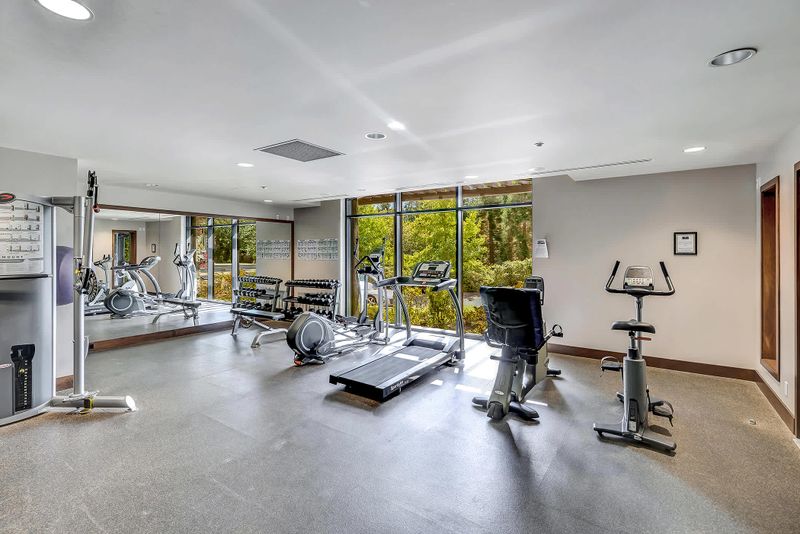 Common area gym for building residents.
