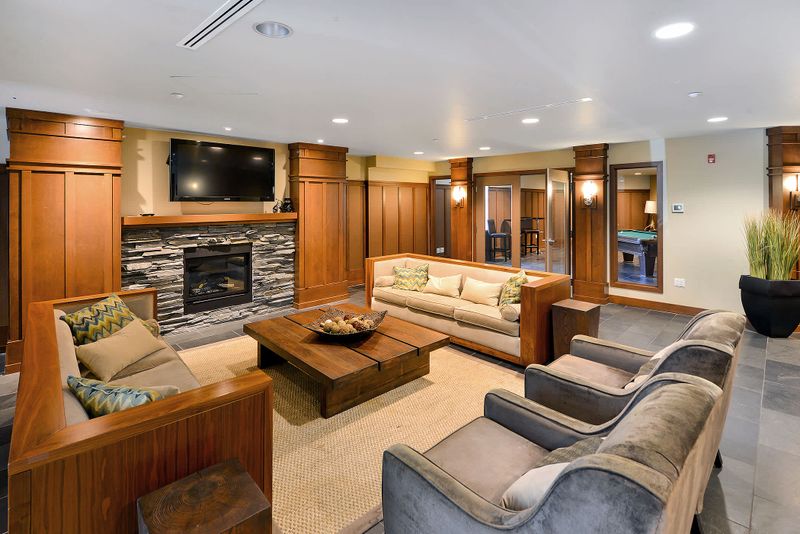 Common area lounging space for building residents.