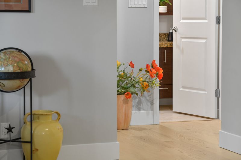 Hallway to bathroom