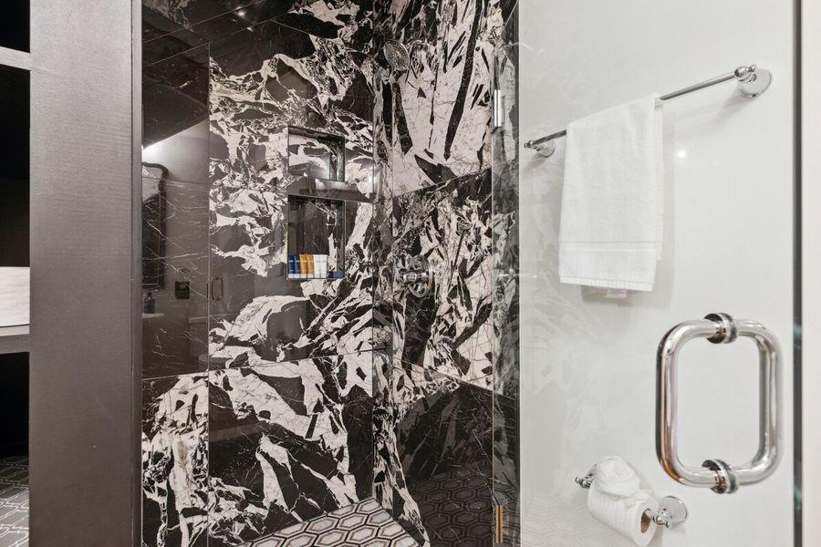 Bathroom #1: Walk-in shower