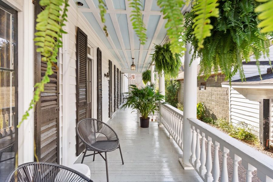 Plenty of room to relax on the outdoor porch