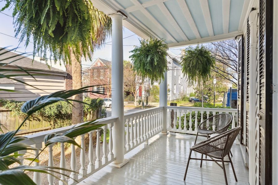 Plenty of room to relax on the outdoor porch