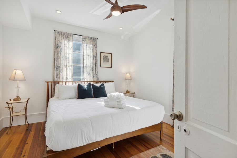 Bedroom #2: King Bed & Ceiling Fan