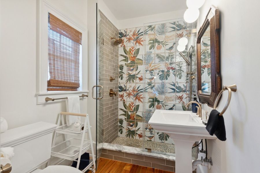 Bathroom #1: Walk-in shower 
