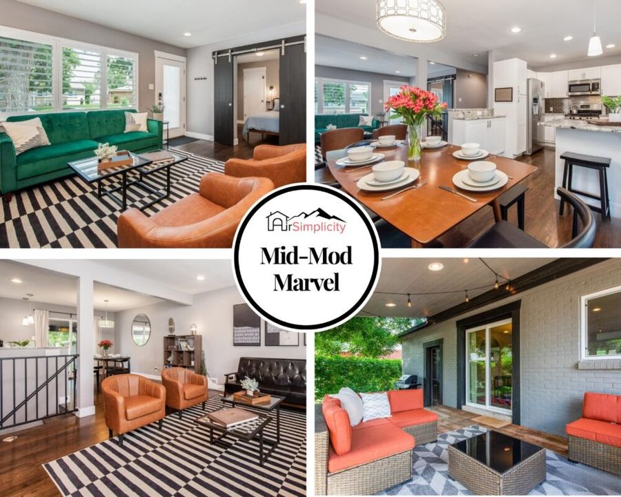 Mid-Mod Marvel • Central • Game Rm/Wet Bar • Patio Main Image