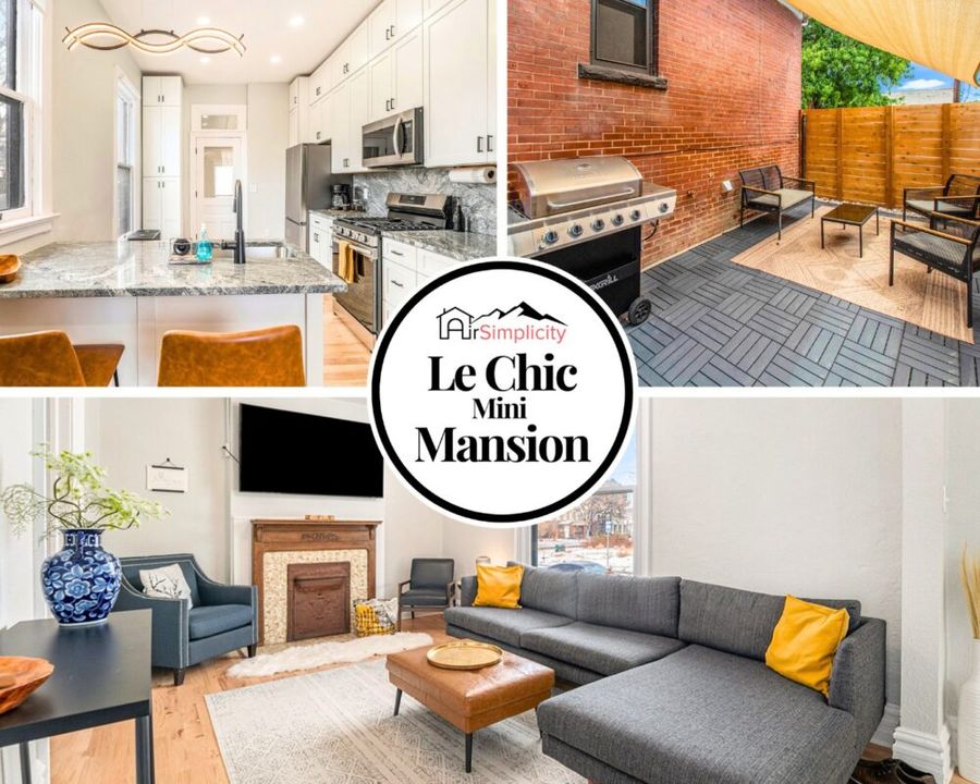 Le Chic MiniMansion: RiNo | Office | Patio & BBQ Main Image