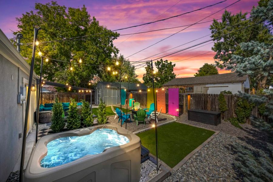 Olde Town Gem: 5 TVs + Hot Tub & Game Yard Main Image