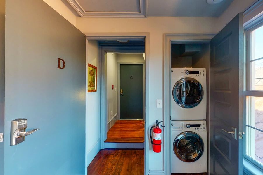 Washer and dryer for your use!