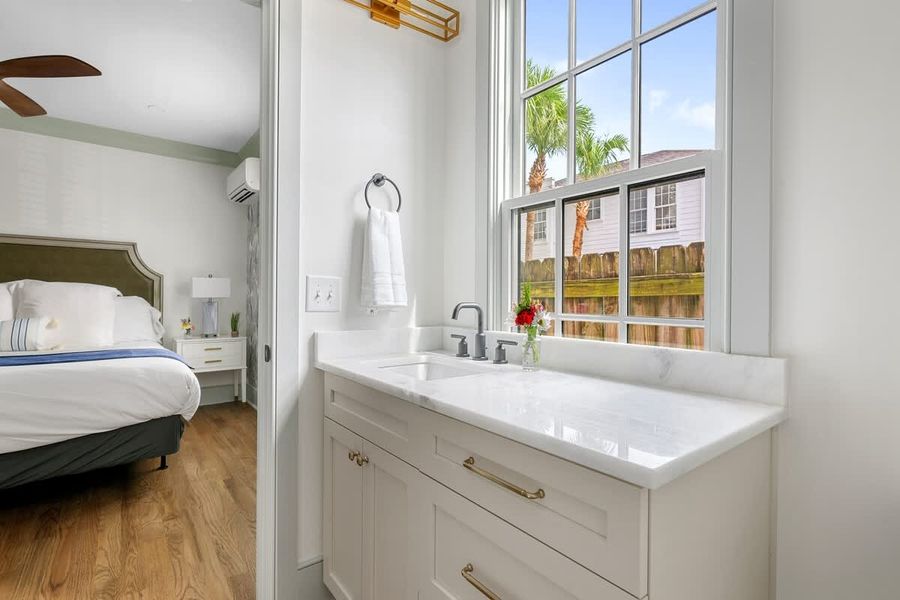 Bathroom #1: Shower + Tub Combo