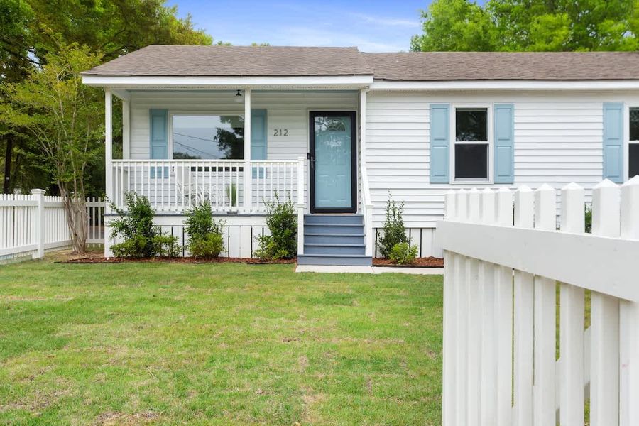 Exterior of your Mt. Pleasant rental! 