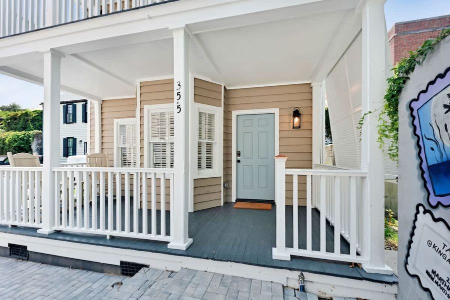 Entrance to the house