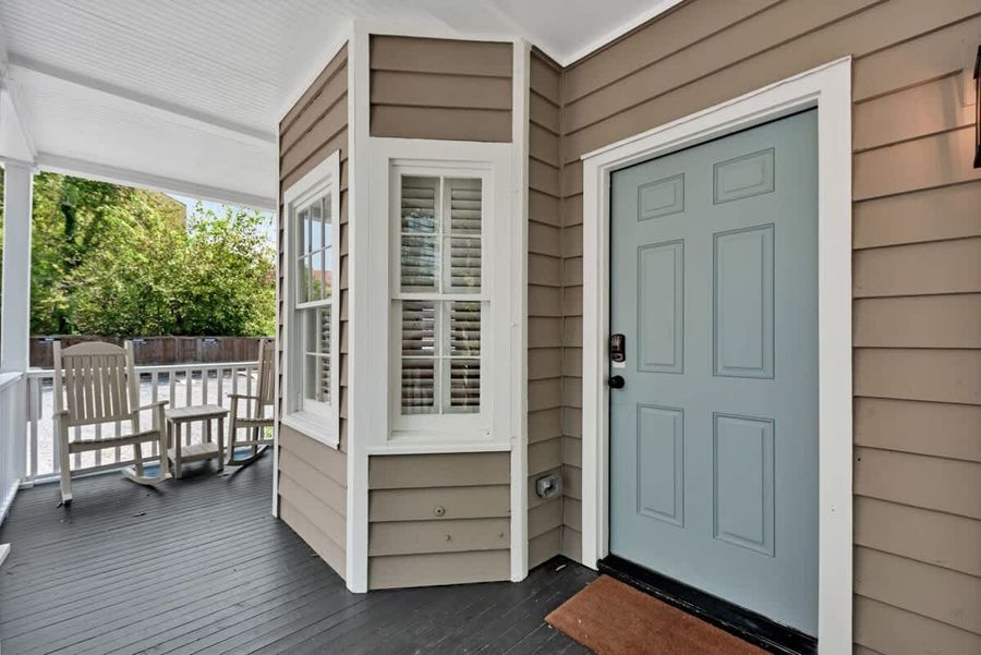 Outdoor space with extra seating