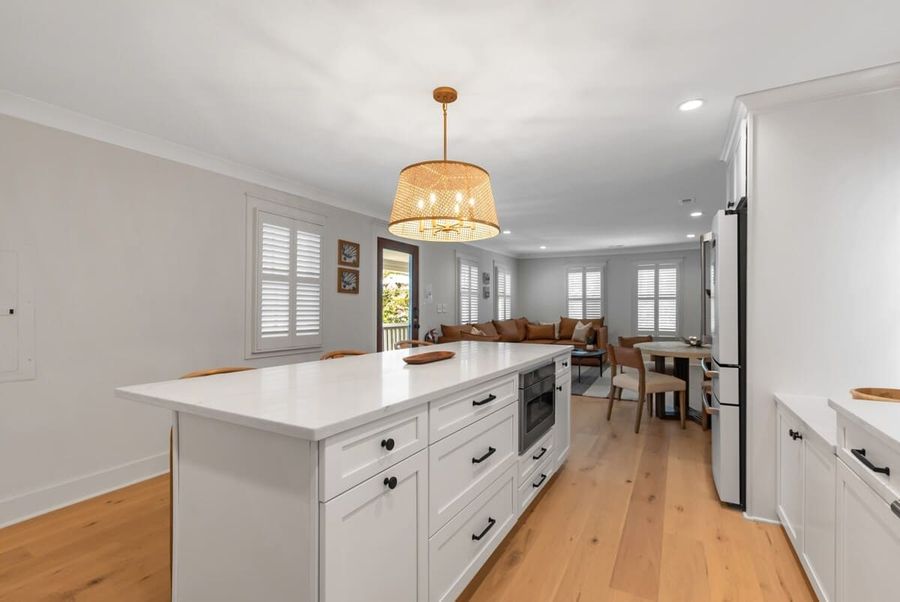 The home is elevated on the second floor.
