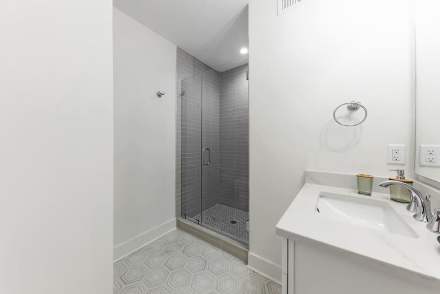 Nothing is more relaxing than a warm shower after a day of sightseeing.