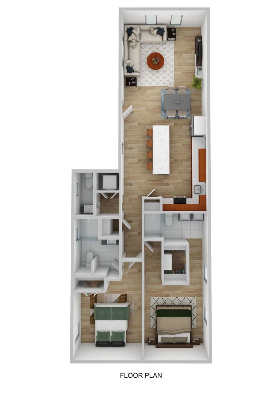 Here's the floor plan of our gorgeous home.