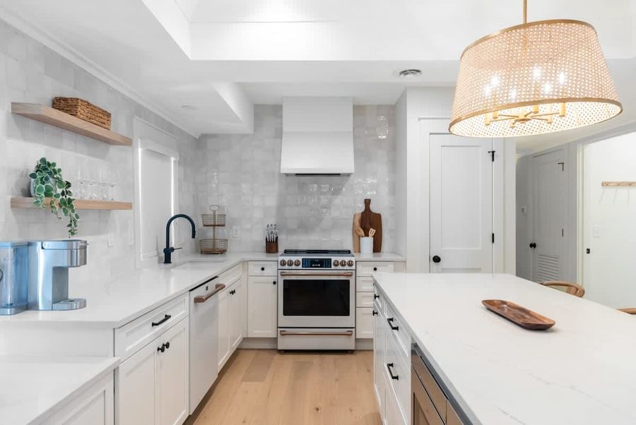 Modern cooking appliances and spacious countertops, the kitchen has it all!