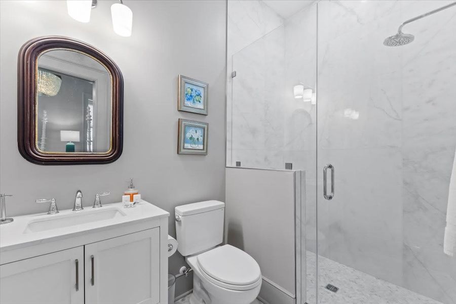 Bathroom 2: Walk-in Shower 