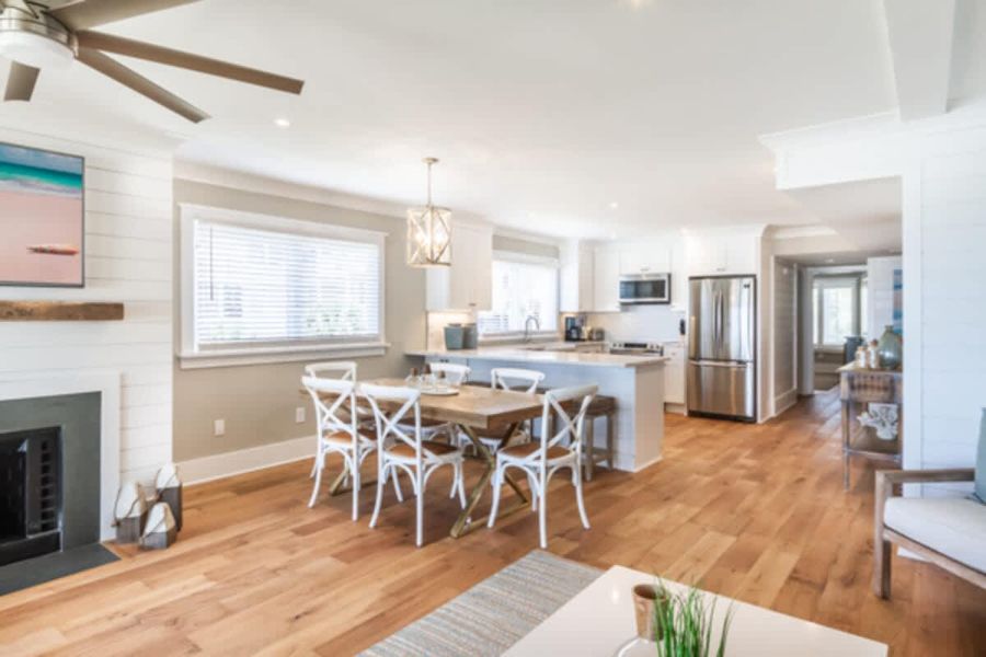 View of dining off the kitchen