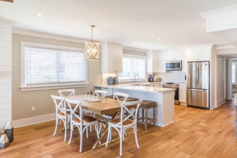 View of dining off the kitchen