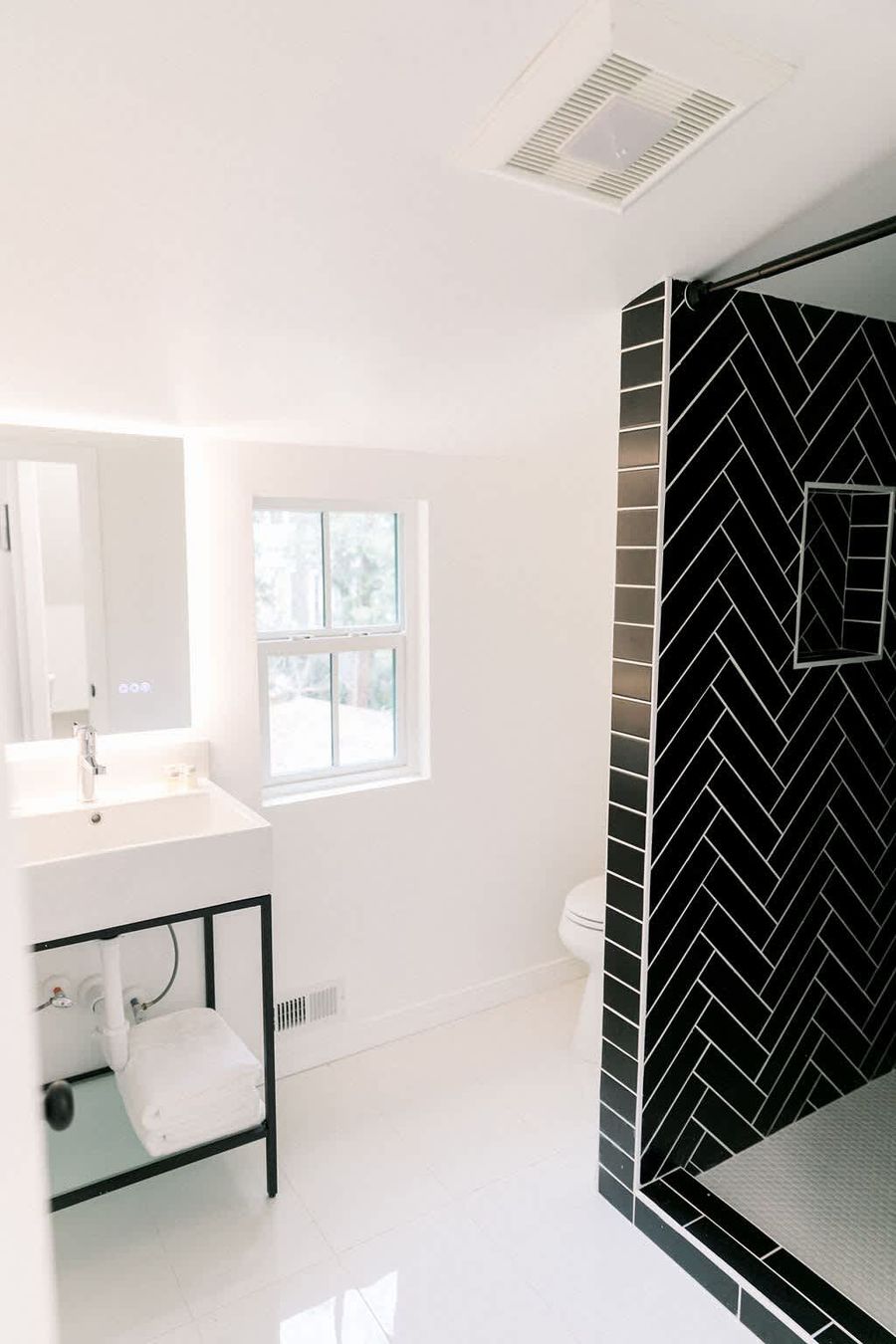 Bathroom 1: Walk-in shower