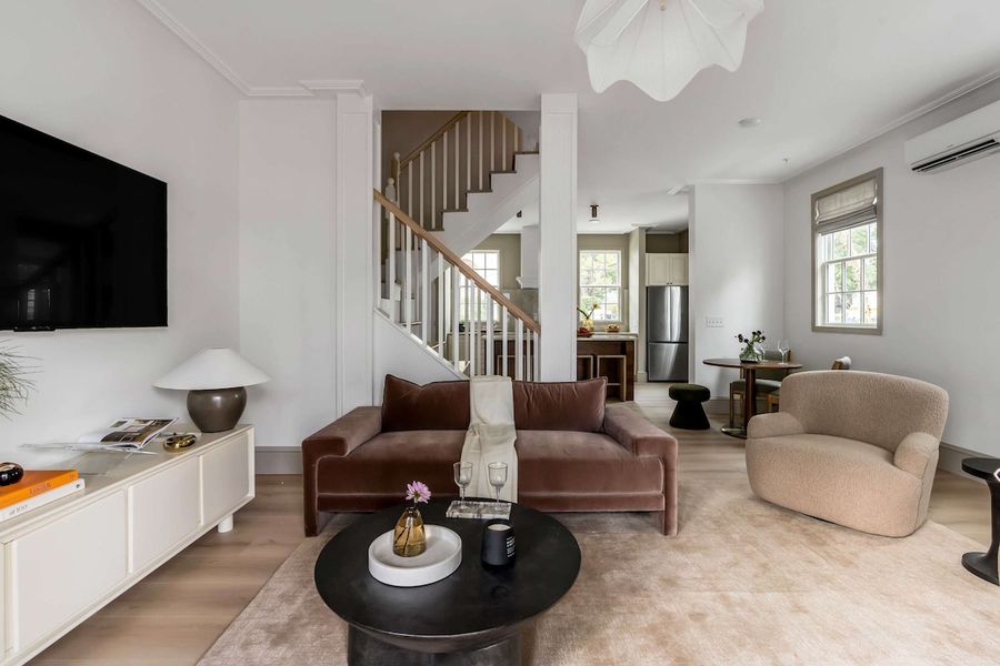 Spacious living room with seating for your entire group!