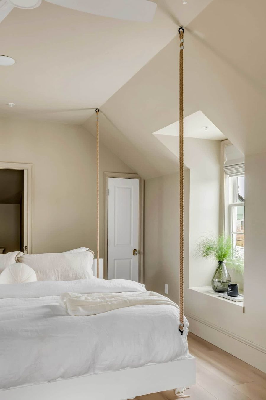 Bedroom 1: King bed