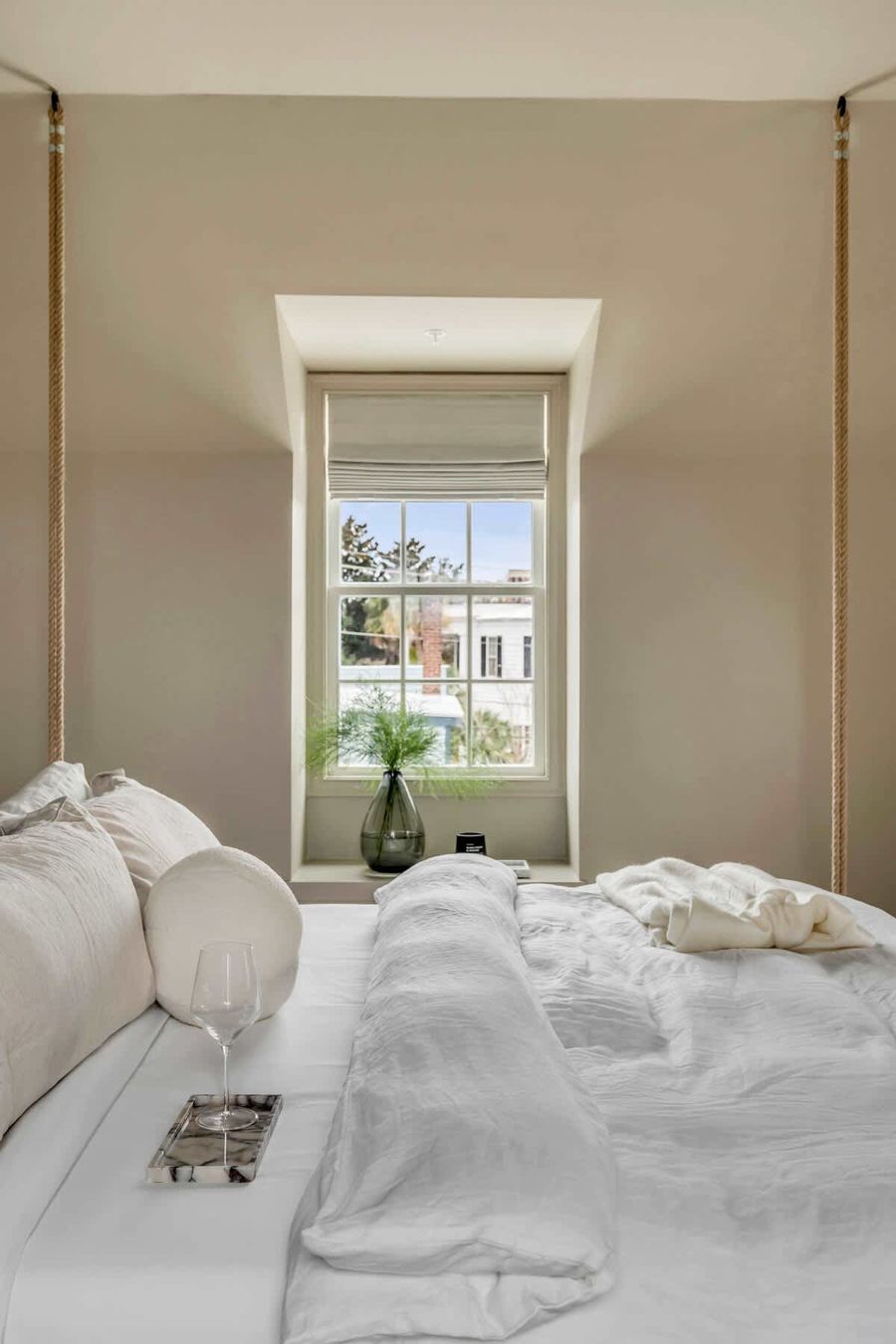 Bedroom 1: King bed