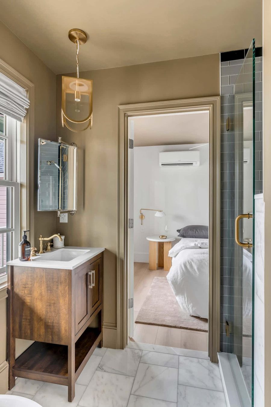 Bathroom 2: Walk-in shower