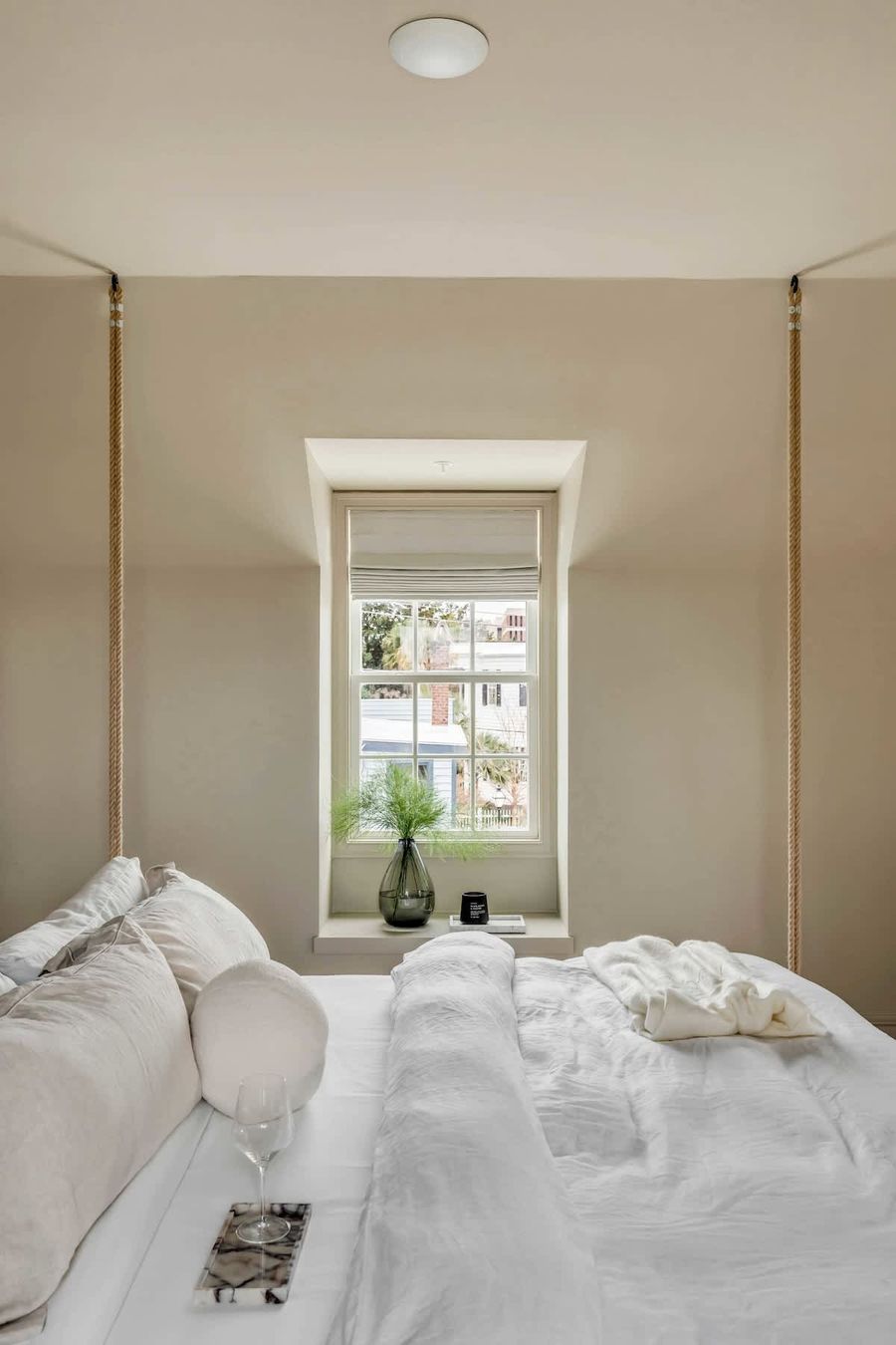 Bedroom 1: King bed