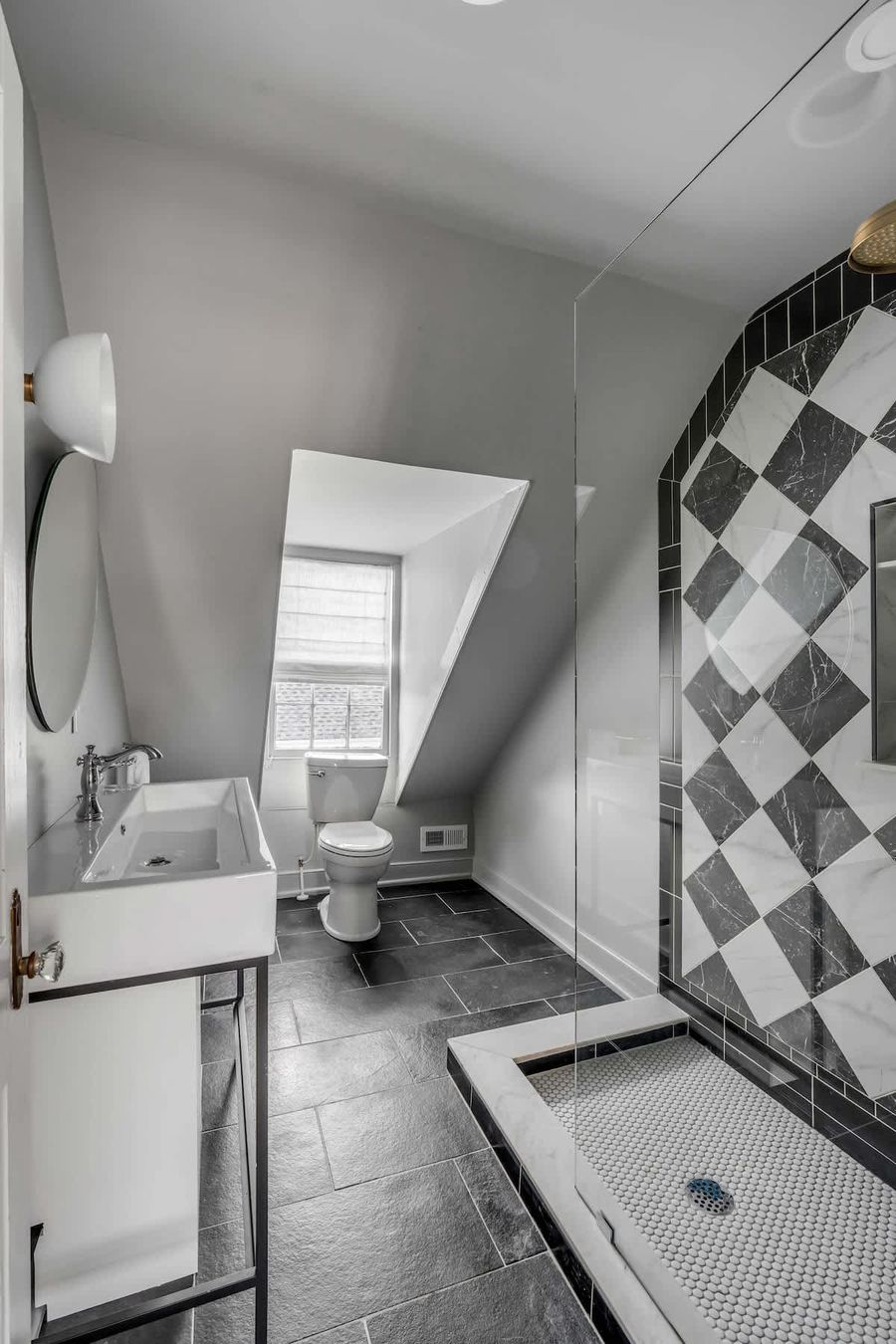 Bathroom 1: Walk-in shower