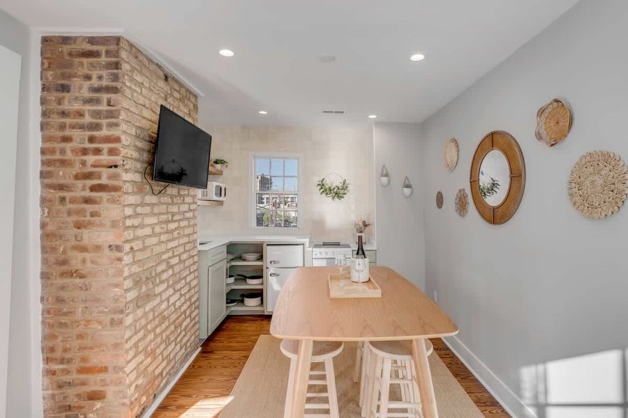 Dining area off the kitchen