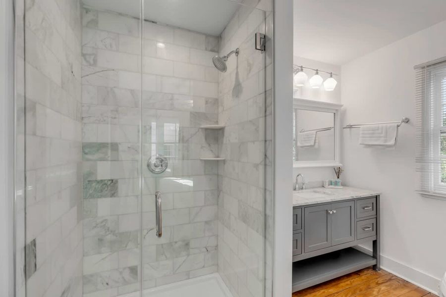 Bathroom 2: Walk-in shower