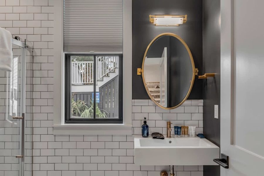 Bathroom 1: Walk-in shower