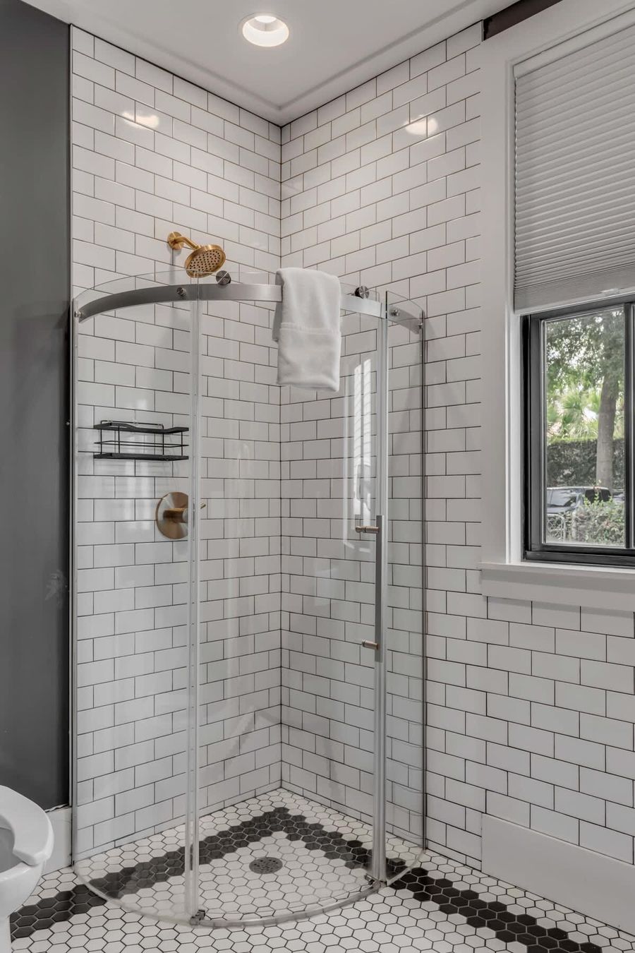 Bathroom 1: Walk-in shower