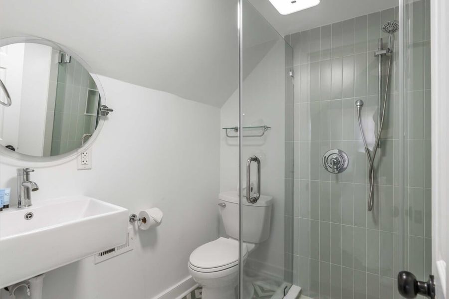 Bathroom 2: Walk-in shower
