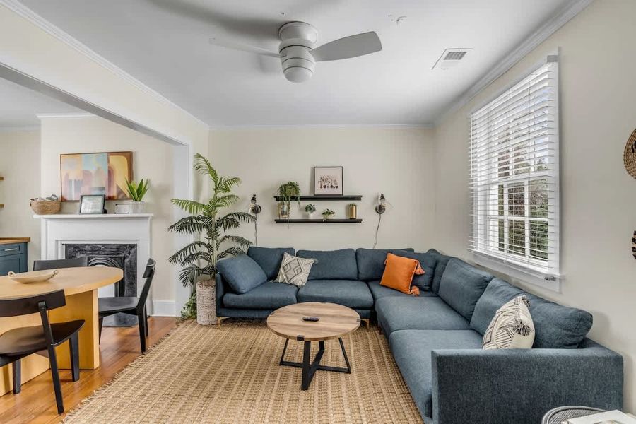 A cozy living space designed for conversation, relaxation, and quality time together.