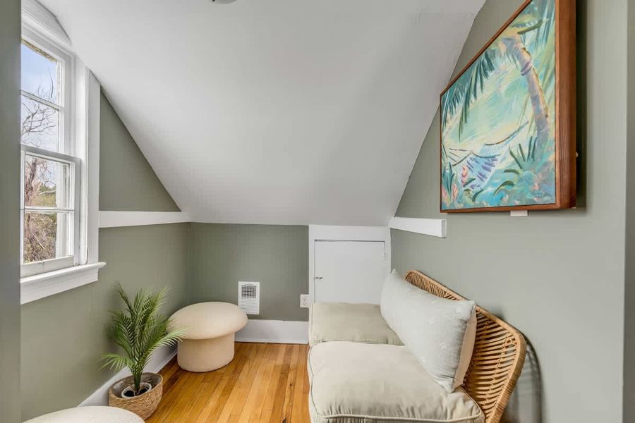 Reading nook on third floor