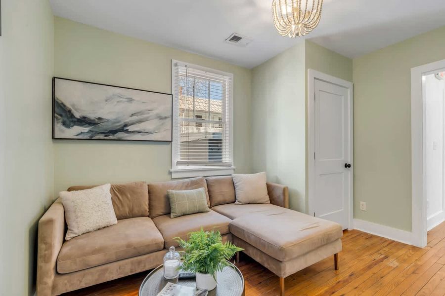 Spacious living room with seating for your entire group!