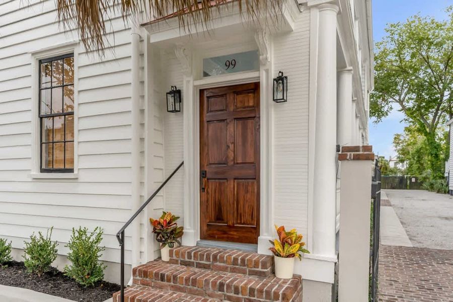 Entrance to the house