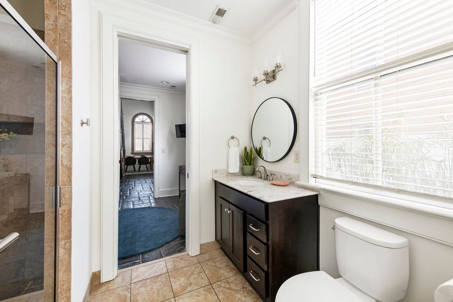 Bathroom #1: Walk-in shower